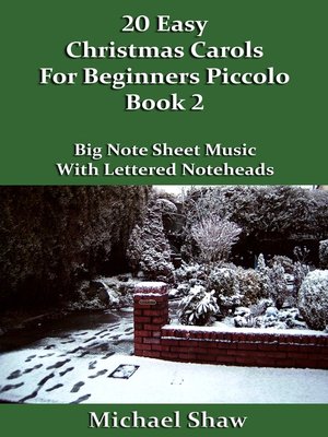 cover image of 20 Easy Christmas Carols For Beginners Piccolo